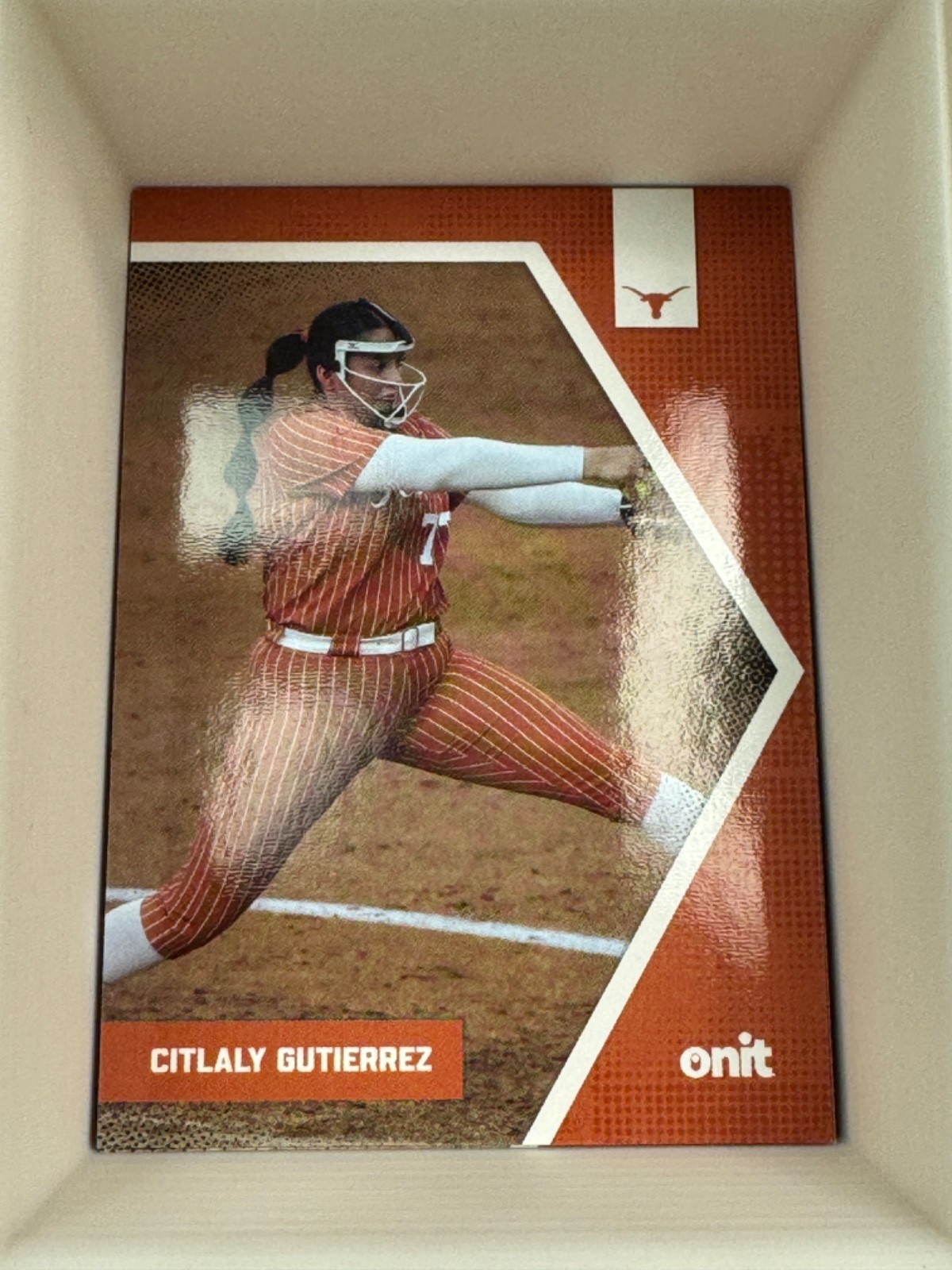 2026 Texas Longhorns Softball Onit Trading Card Base, Photo Variation & Insert