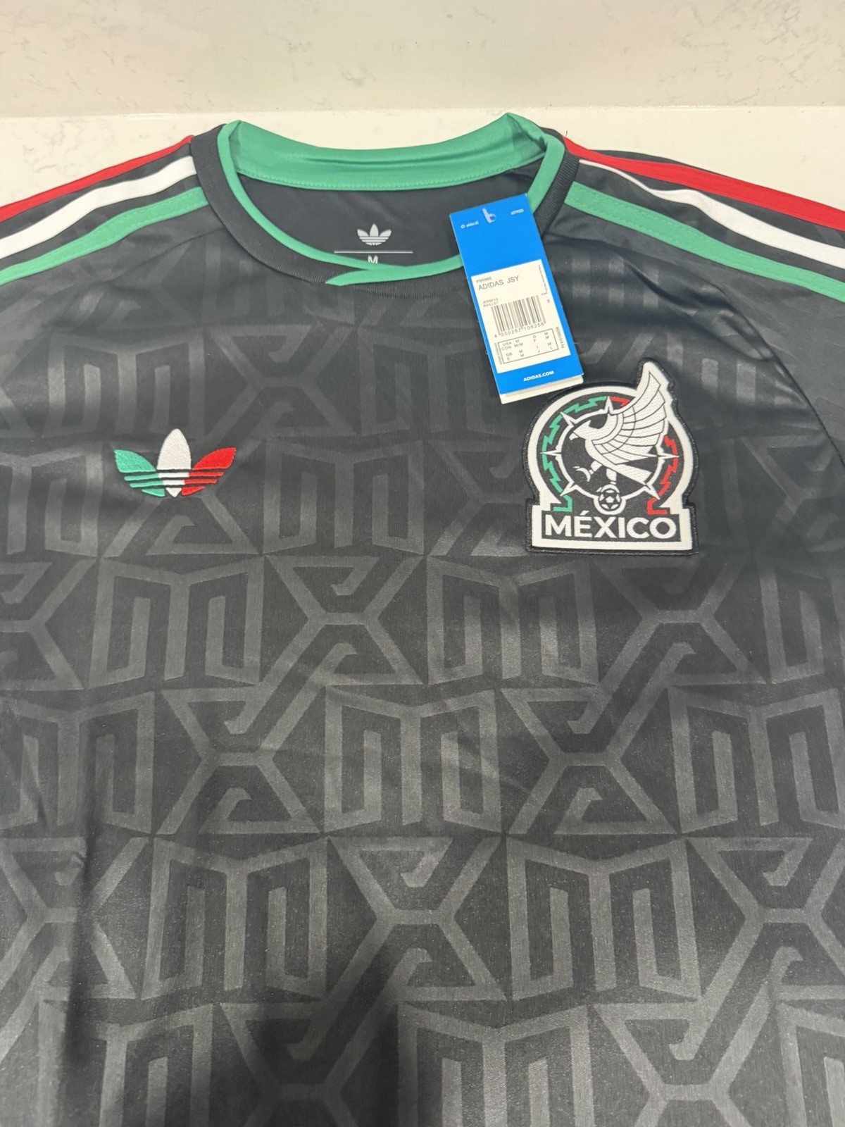 mexico adidas jersey black