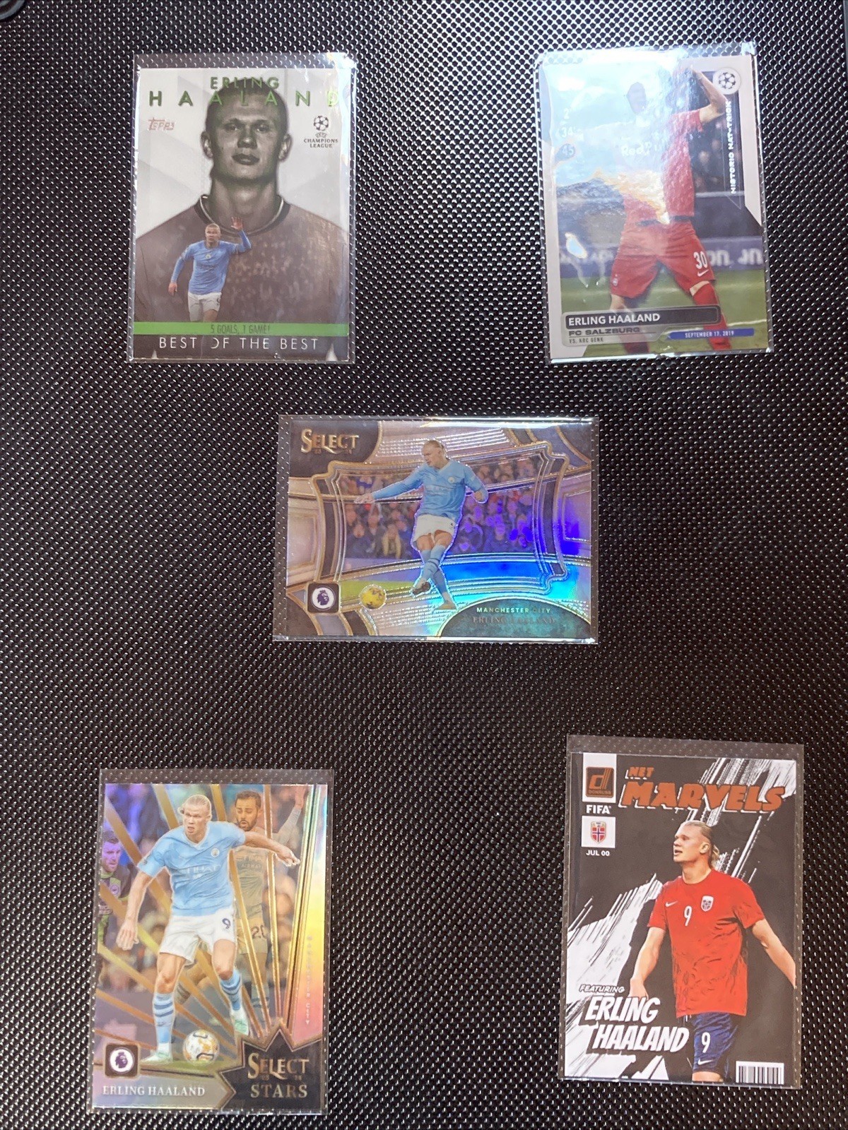 Erling Halland Lot Of 5 Silver Refractors And Inserts