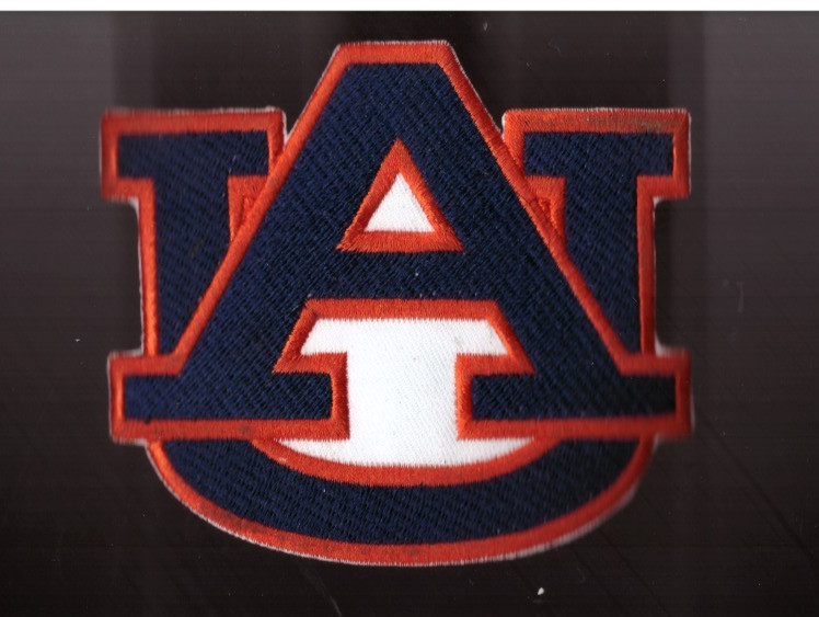 New 3 1/4 x 4″ Auburn Tigers Iron on Patch Free Ship