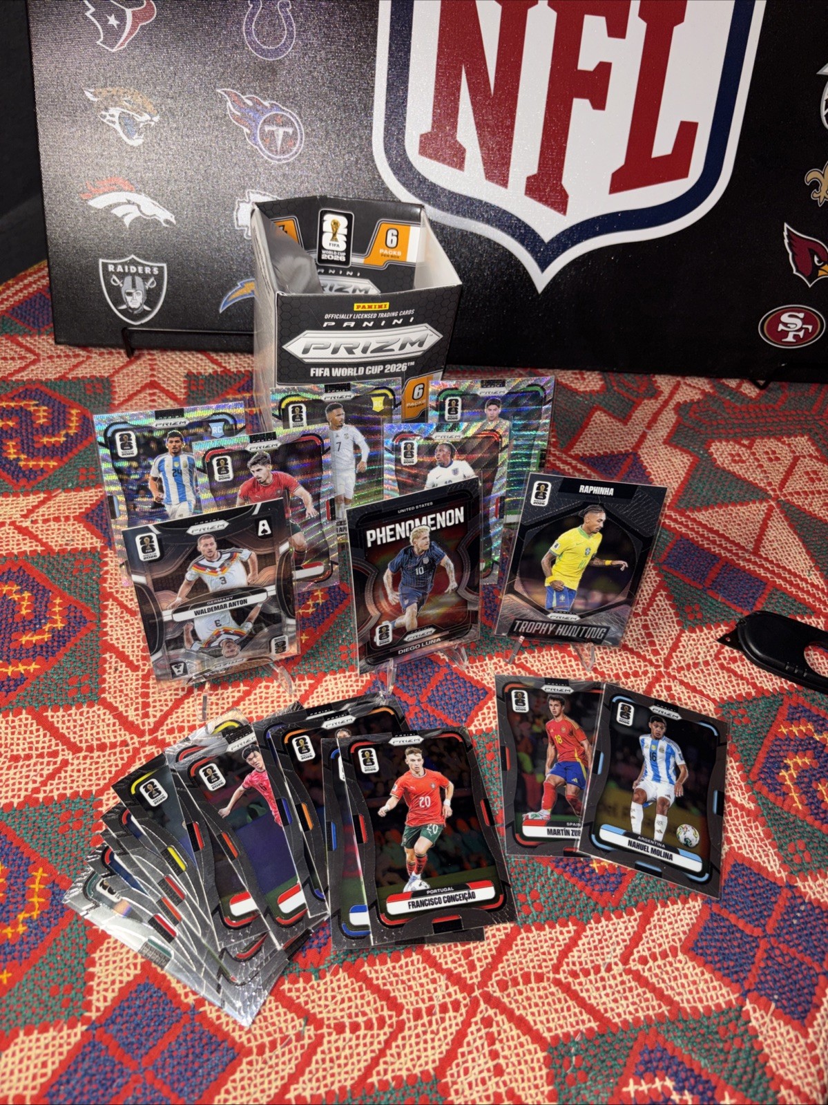 2026 PANINI PRIZM FIFA WORLD CUP SOCCER BLASTER BOX/ Open Box – See Pics. Sale!!