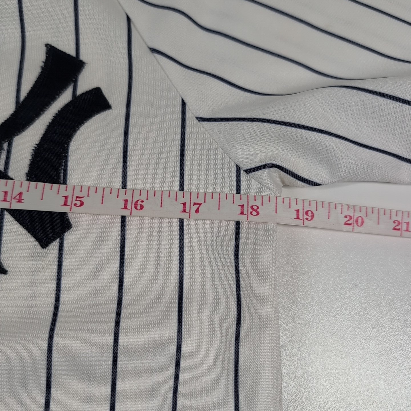 VTG Majestic New York Yankees Robinson Cano Jersey Youth XL White Pinstripe