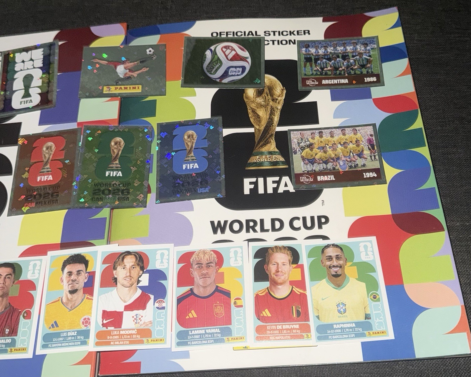 Panini Fifa World Cup 2026 Grupo I Grupo J #FRA – #ARG Stickers US Edition MESSI