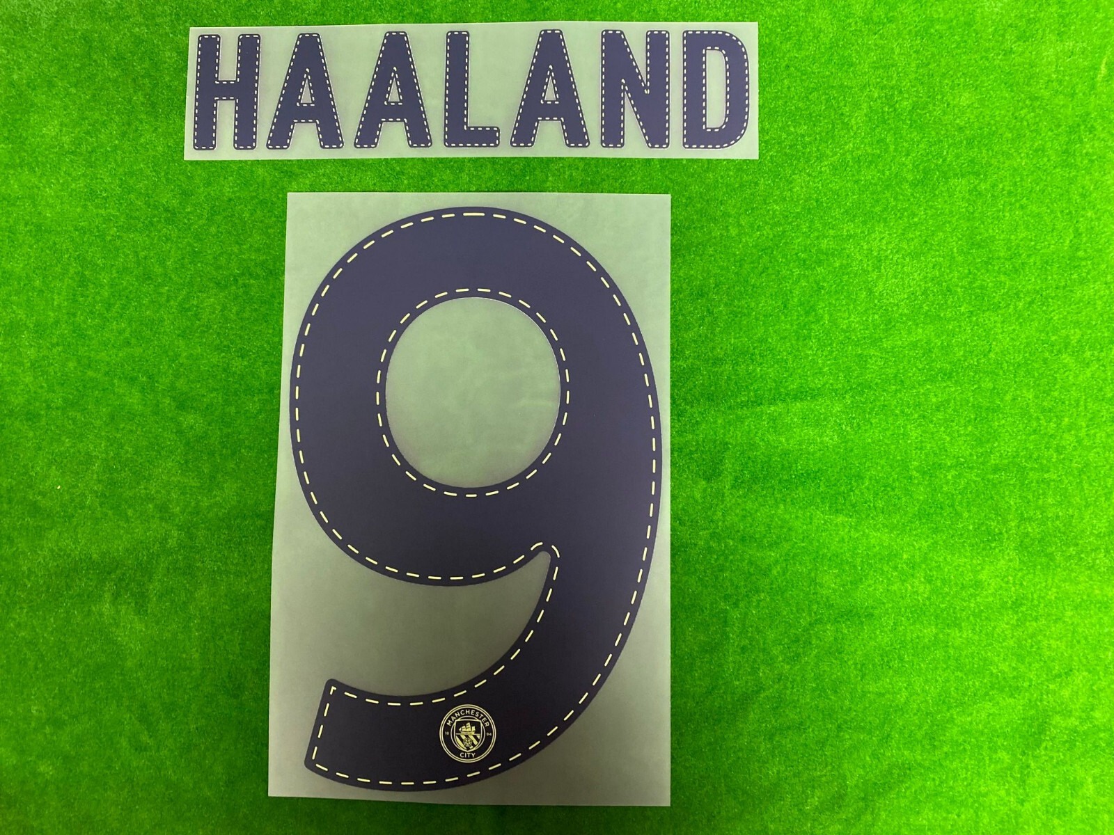 OFFICIAL MANCHESTER CITY FC 3rd UCL CUP 2022-23 PLAYER SIZE PRINT