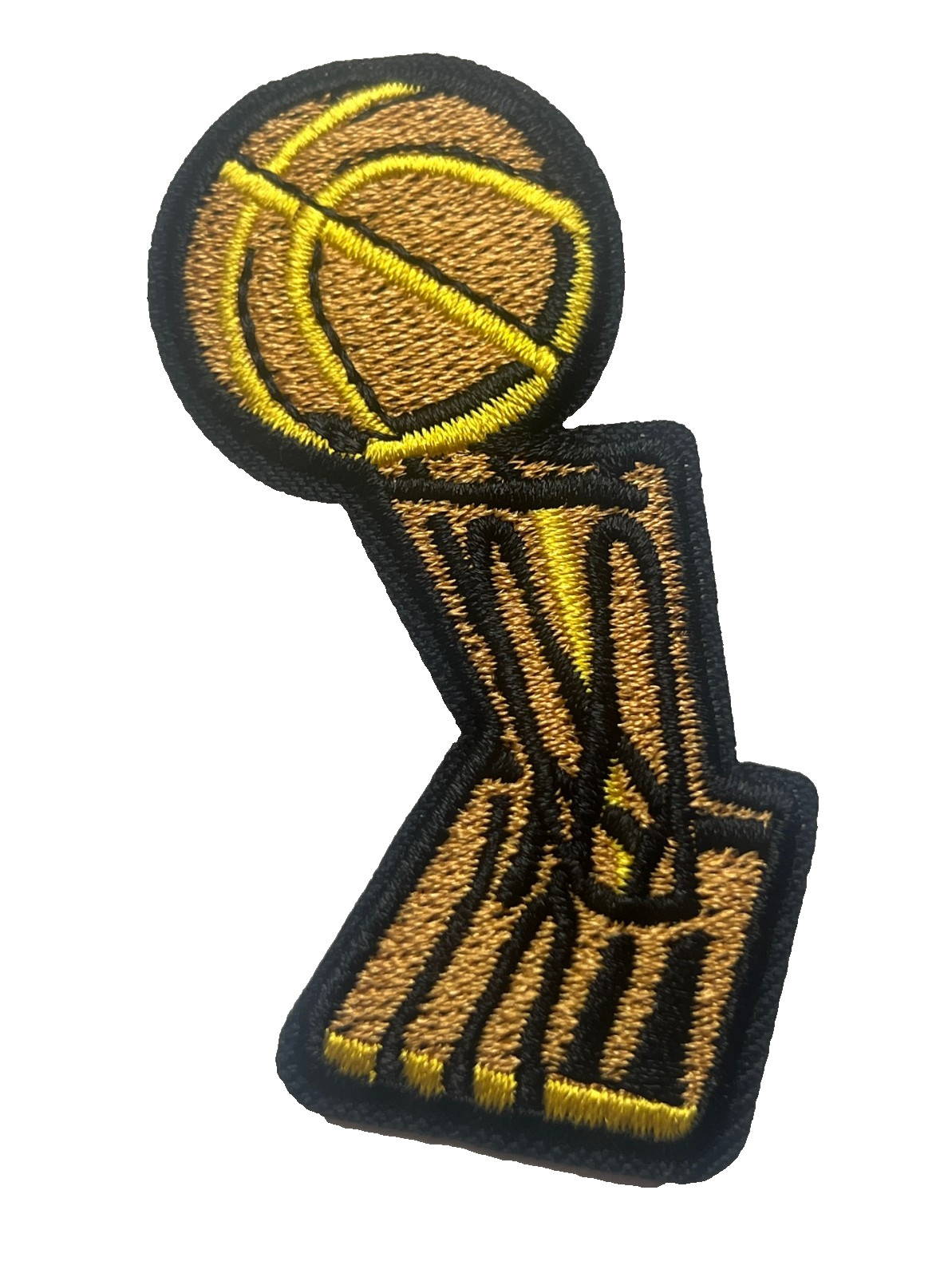 NBA Larry O’Brien Trophy – CHAMPIONSHIP PATCH – Embroidered Iron-On/Sew-On Patch